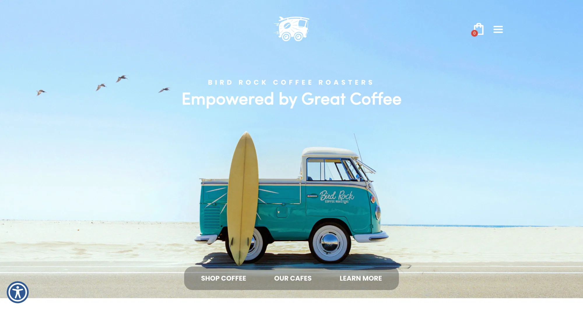 Bird Rock Coffee Homepage