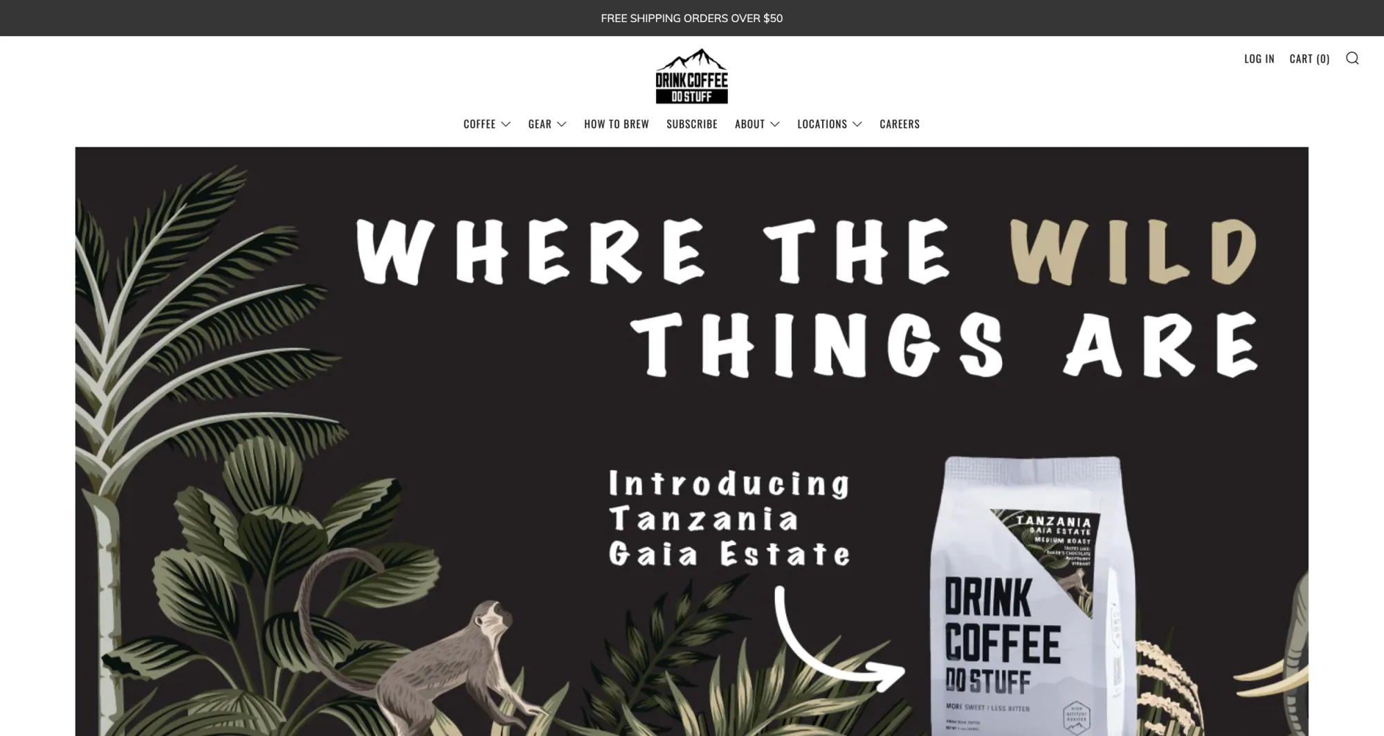 Drink Coffee Do Stuff Homepage