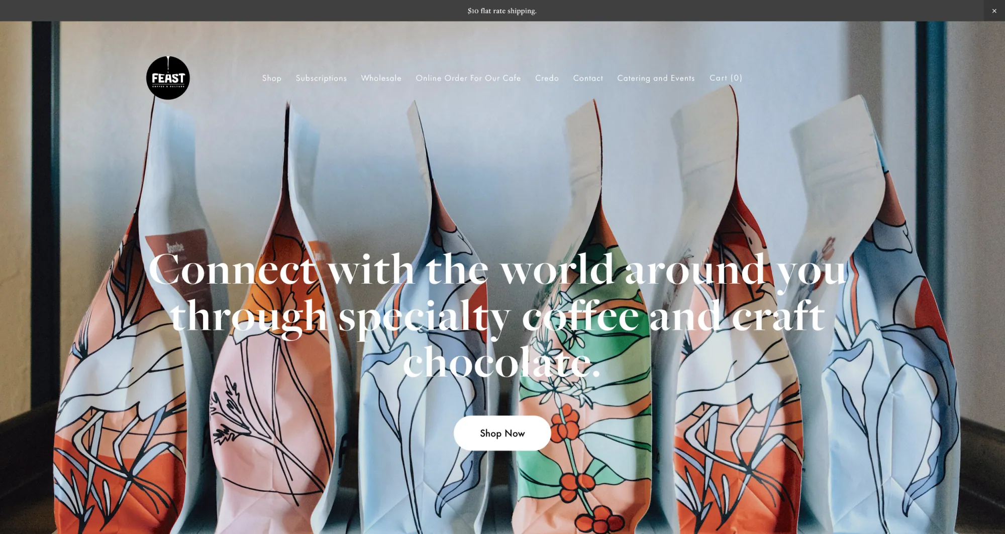 Feast Coffee & Culture Website