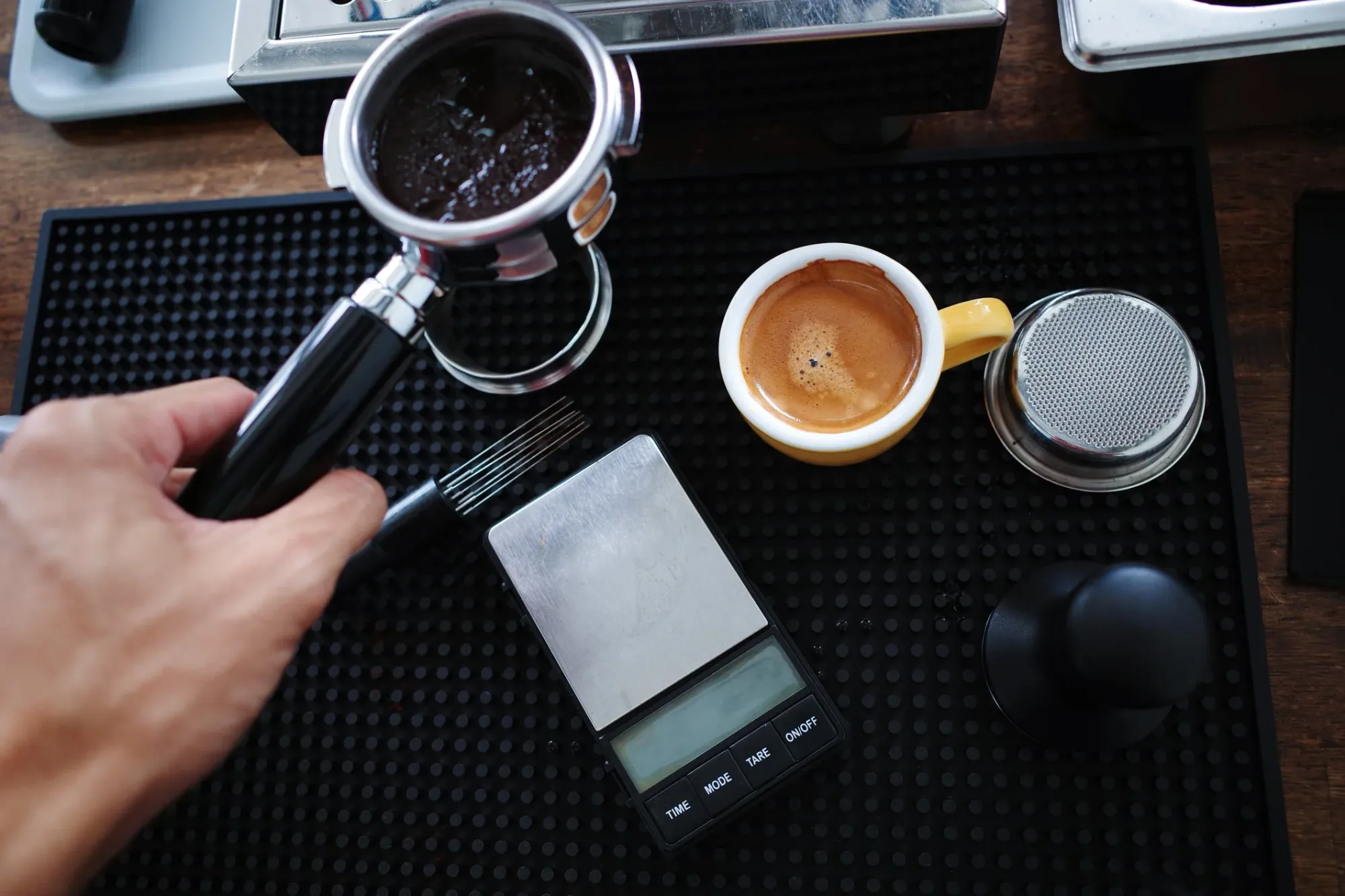 Why is my Espresso Puck Wet?