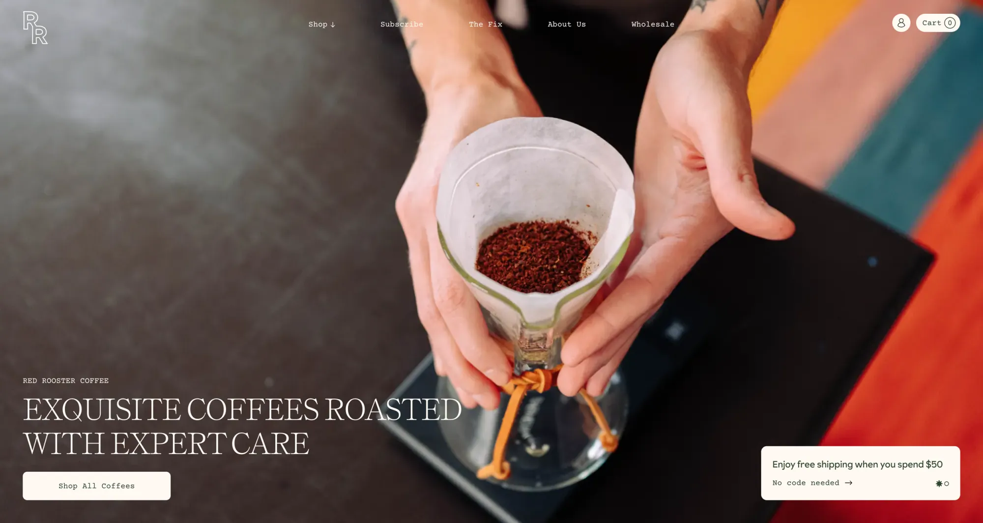 Red Rooster Coffee Homepage